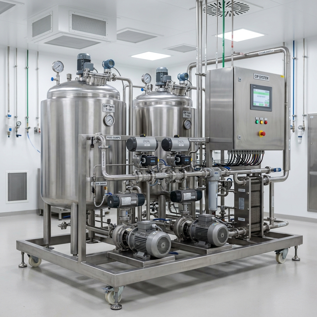 CIP SIP Sanitary Skid