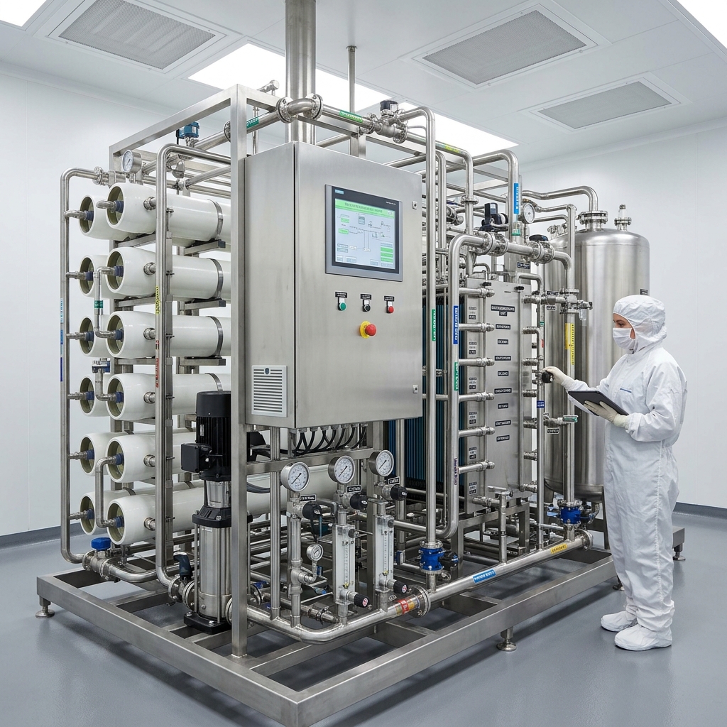 Pharmaceutical RO EDI Skid